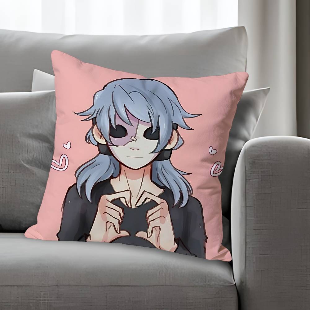 Game SSallys FFace Anime Celebrity Merchandise AllMatch Printed Pillow Case Sofa Car Office Room Decoration Protector