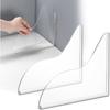 UIOCSSC Защита от брызг для душа, 2 шт. Силиконовые Защиты от брызг воды для ванны и душа, Самоклеящиеся Водонепроницаемые Защиты для душа, чтобы сохранить