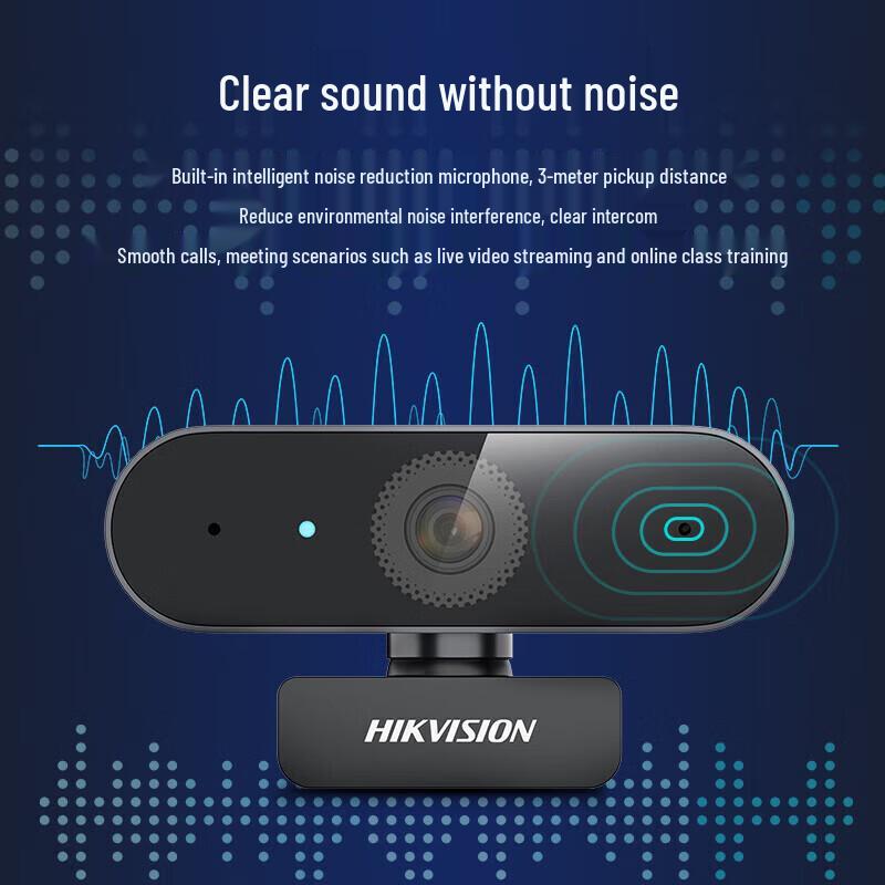 HIKVISION E12 1080P HD USB Computer Webcam with Mic