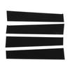 4pcs Black Pillar Posts Door Trim B Pillar Posts Door Window Trim Car Window Decoration Replacement