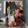 Elegant Vintage Colorful Flowers Nature Floral Art Modern Romantic Claude Monet Water Lilies Shower Curtain With Hooks