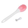 Electric Shower Brush with Long Handle 500mAh Battery Silicone Massaging Exfoliating Back Scrubber