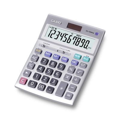 Casio Профессиональный Бизнес Настольный с Проверкой Зеленый Закон о Закупках Эко Маркировка Сертифицированный DS-10WKA-N Калькулятор, 10-разрядный, Тип, Функция, Соответствие,