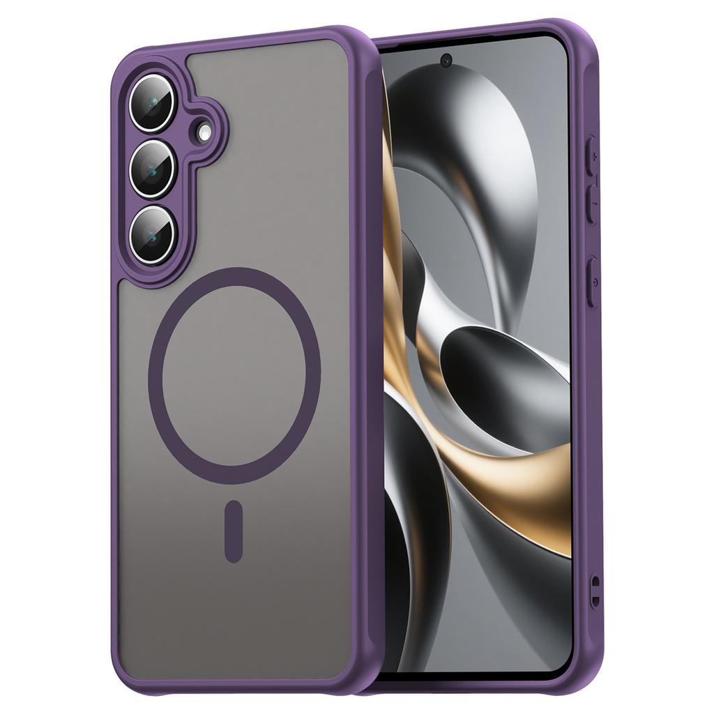 Для Samsung Galaxy S25 FE Чехол Совместимый с MagSafe Противоударный ПК+ТПУ Чехол для телефона