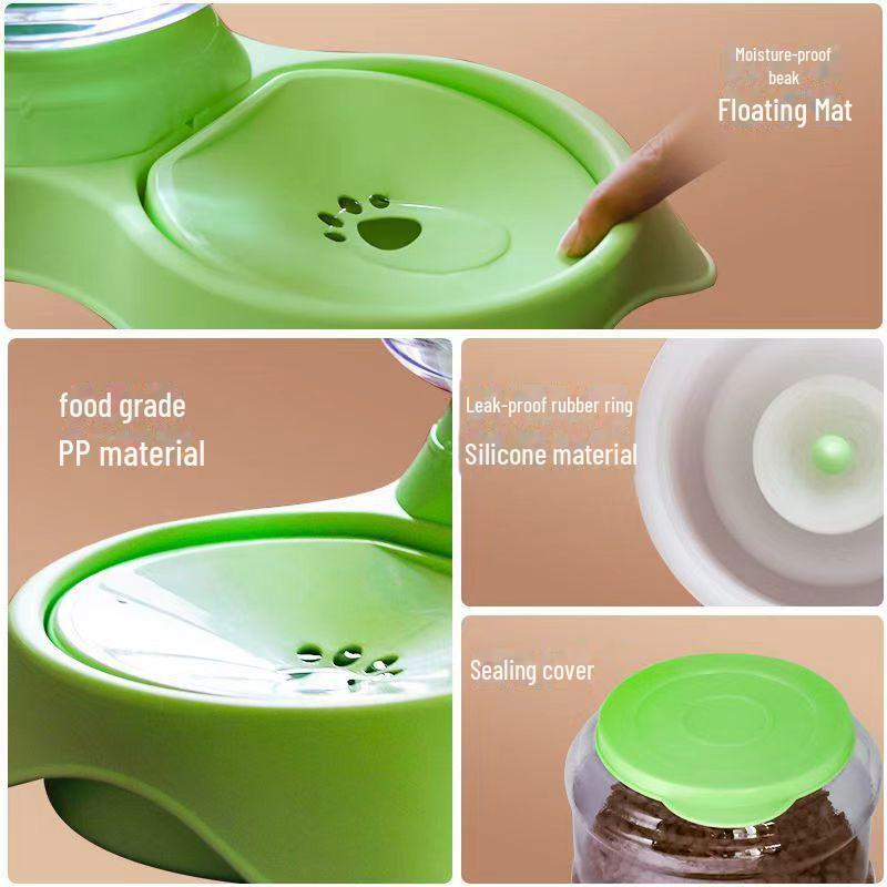 Zhiai Автоматический дозатор воды и корма для кошек и собак - Фонтан большой емкости