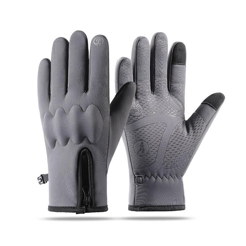 Mens Winter Thermal Windproof Touchscreen Cycling Gloves With Insulated Lining Biking Motorcycling Outdoor Sports