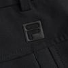 Fila Повседневные спортивные брюки серии Golf для通勤, простые, удобные, универсальные, эластичные, расклешенные, вязаные, для отдыха, женские, низ, глубокий черный A11W545809FBK