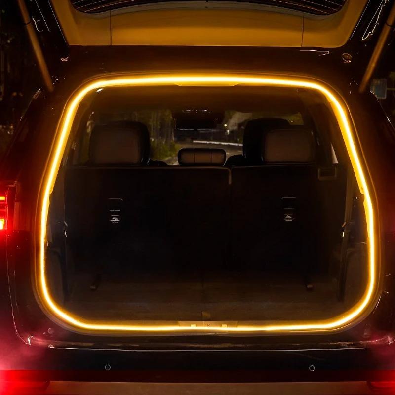 Светодиодная лента для подсветки багажника автомобиля, ПВХ, с автоматическим датчиком, детали лампы для задней двери, для Chery Tiggo 8 Pro Max -2025
