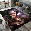 3D Сексуальное Кружево Красивая Девушка Леди Мультяшный Аниме Персонаж Ковер Коврик для Гостиной Спальни Дома Украшение Дивана, Нескользящий Напольный Коврик
