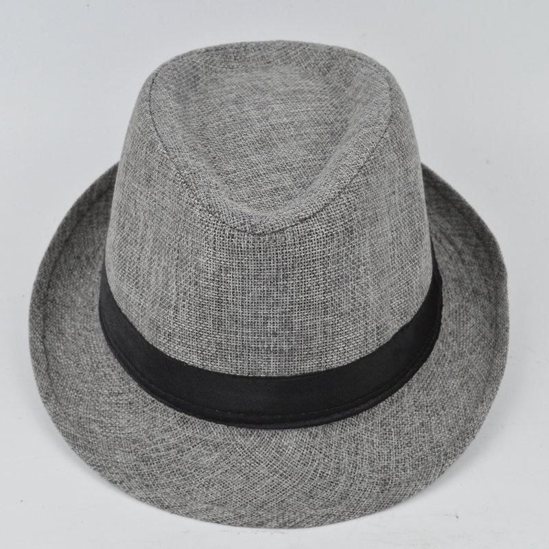 Мужская фетровая шляпа Jazz Cotton and Linen Pure Hat Dad Hat Imp Sun Shield Sun Hat White Hat Свадебные фетровые шляпы