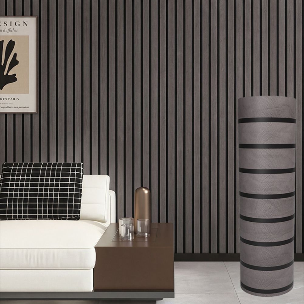 PVC Artificial Grille Wall Sticker Peel and Stick Wall Panel Stickers Living Room