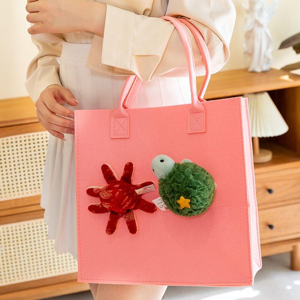 Octopus/Tiger Shoulder Plush Toy Panda Raccoon Magnetic Stuffed Toy School Party