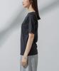 Nano Universe Boat Neck Size Greige Anti-Soaked T-Shirt, Women's, Small,