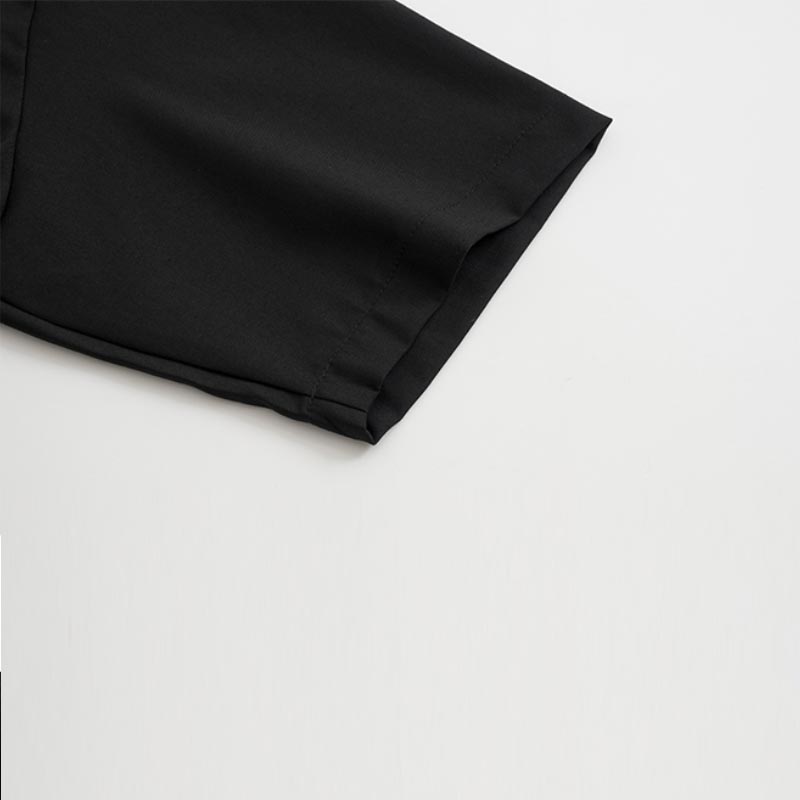 Женская рубашка с короткими рукавами в уличном стиле, мешковатый кардиган в стиле ретро, ​​черная винтажная одежда в стиле Харадзюку, большие размеры