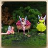 "Creative Cross-Border Fairy Flower Ornaments: Micro Landscape Garden Resin Figurines"