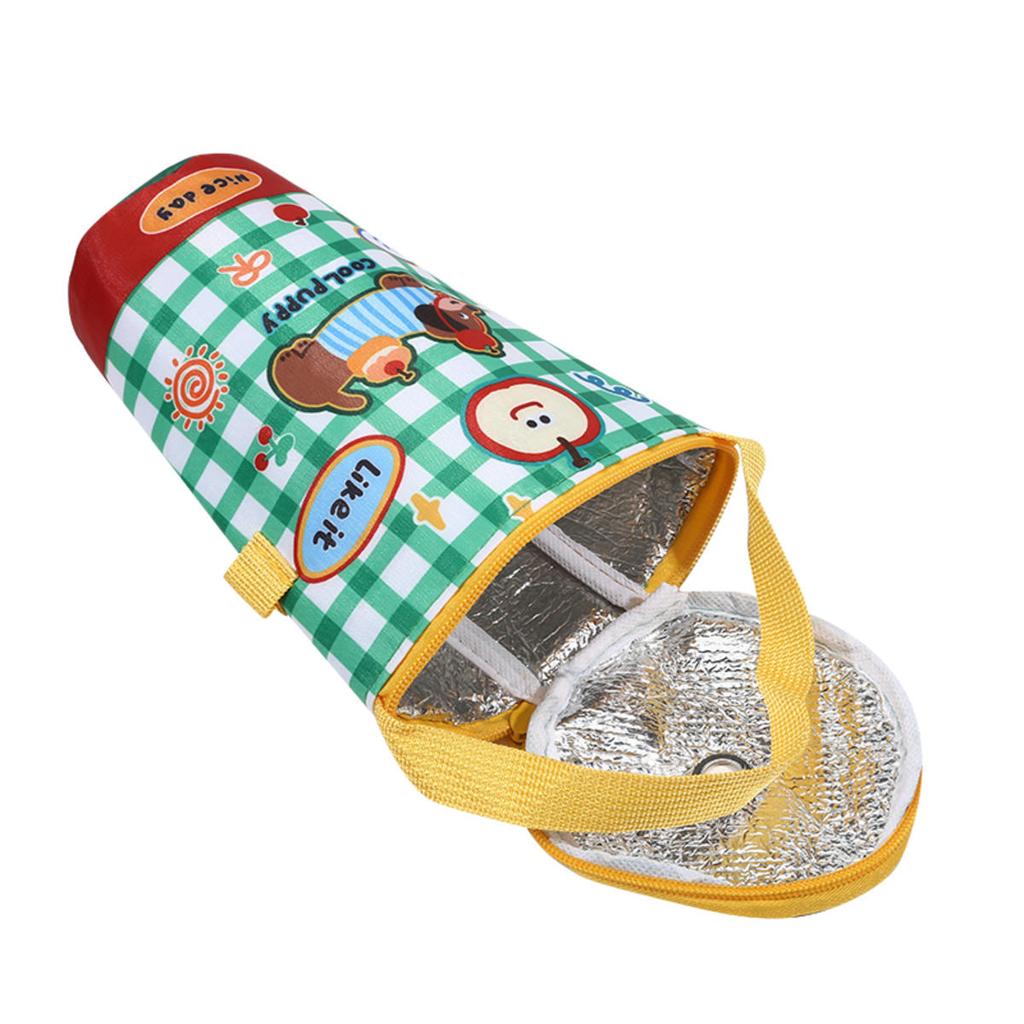 Portable Milk Tea Tote Bag Heat Preservation Bag Carrying Insulated Cup Cover Umbrella Pouch Handbag Camping Drinkware Accessories