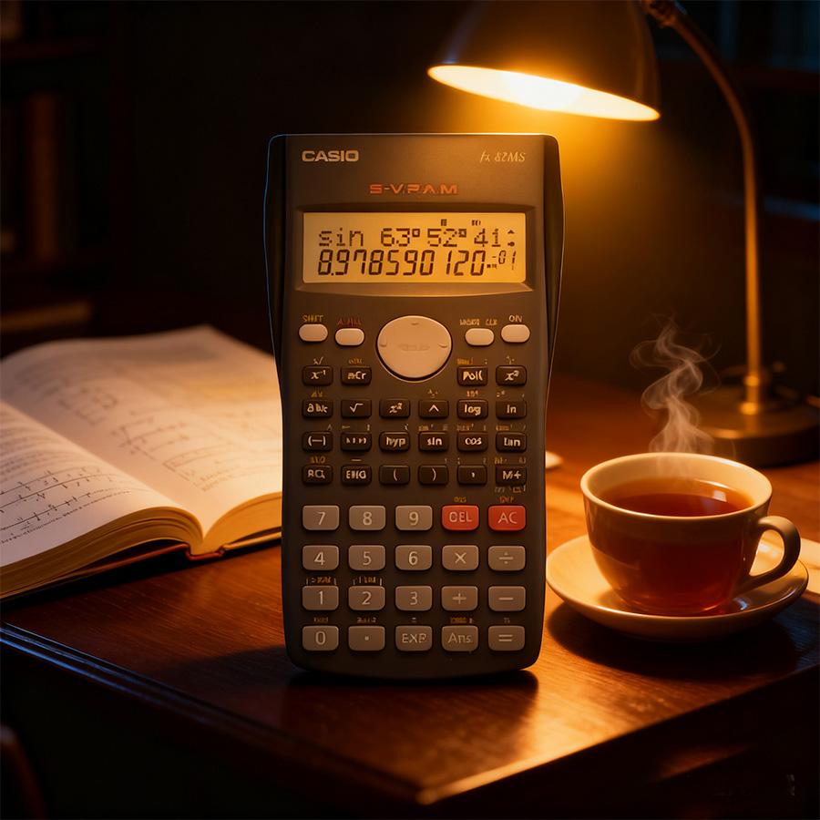 Casio Научный калькулятор - Подходит для работы и школы FX-82MS-DEEP-BLUE