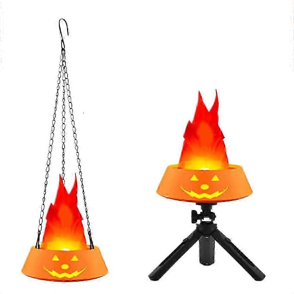 LED Fake Flame Lamp 3D Fire Flame Light Electronic Night Light Prop Simulated Flame Lamp Realistic Silk Flame Effect