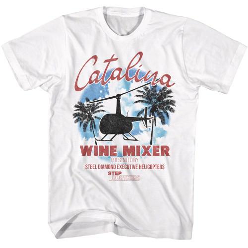 Step Brothers Catalina Wine Mixer White Adult T-Shirt