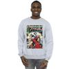 Marvel Mens Thor Love And Thunder Vintage Poster Sweatshirt