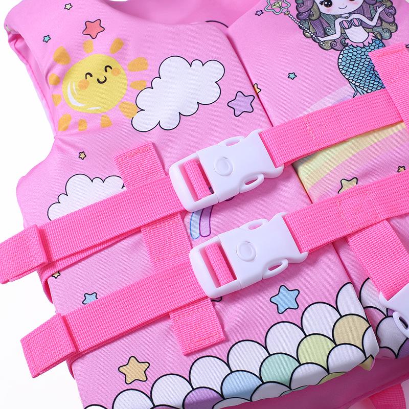 Детский спасательный жилет из пеноматериала с высокой плавучестью, идеально подходит для обучения плаванию