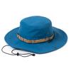 Nakota Grosgrain Wide Brim Safari Hat for Men and and Large Wide UV Simple Made In Rokuyon Cloth Outdoor Sun Chin Size L Navy Women, Spring, Summer,
