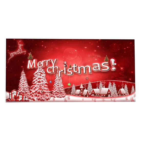 480x210 см Рождественский гобелен на дверь гаража Санта-Лось Снеговик с принтом в помещении и на открытом воздухе праздник настенный баннер фон дверная крышка декоративная ткань