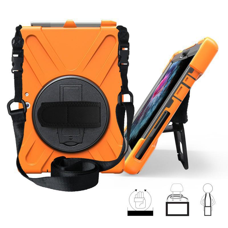 Leather Protective Case for Microsoft Surface Go 2/3, 10-Inch Tablet with Strap