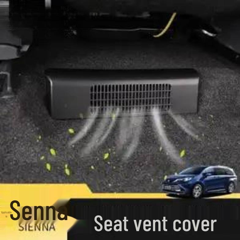 Toyota Sienna Under-Seat Air Outlet Grille Decorative Grid and Anti-Block Sticker