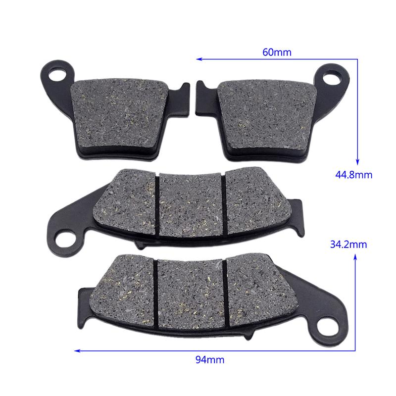 Передние/задние тормозные колодки мотоцикла для HONDA CRF250R CRF250X 2004-17 CR125R/250R CR125/250 R 02-07 CRF450R 02-16 CRF450X 05-17 4,8