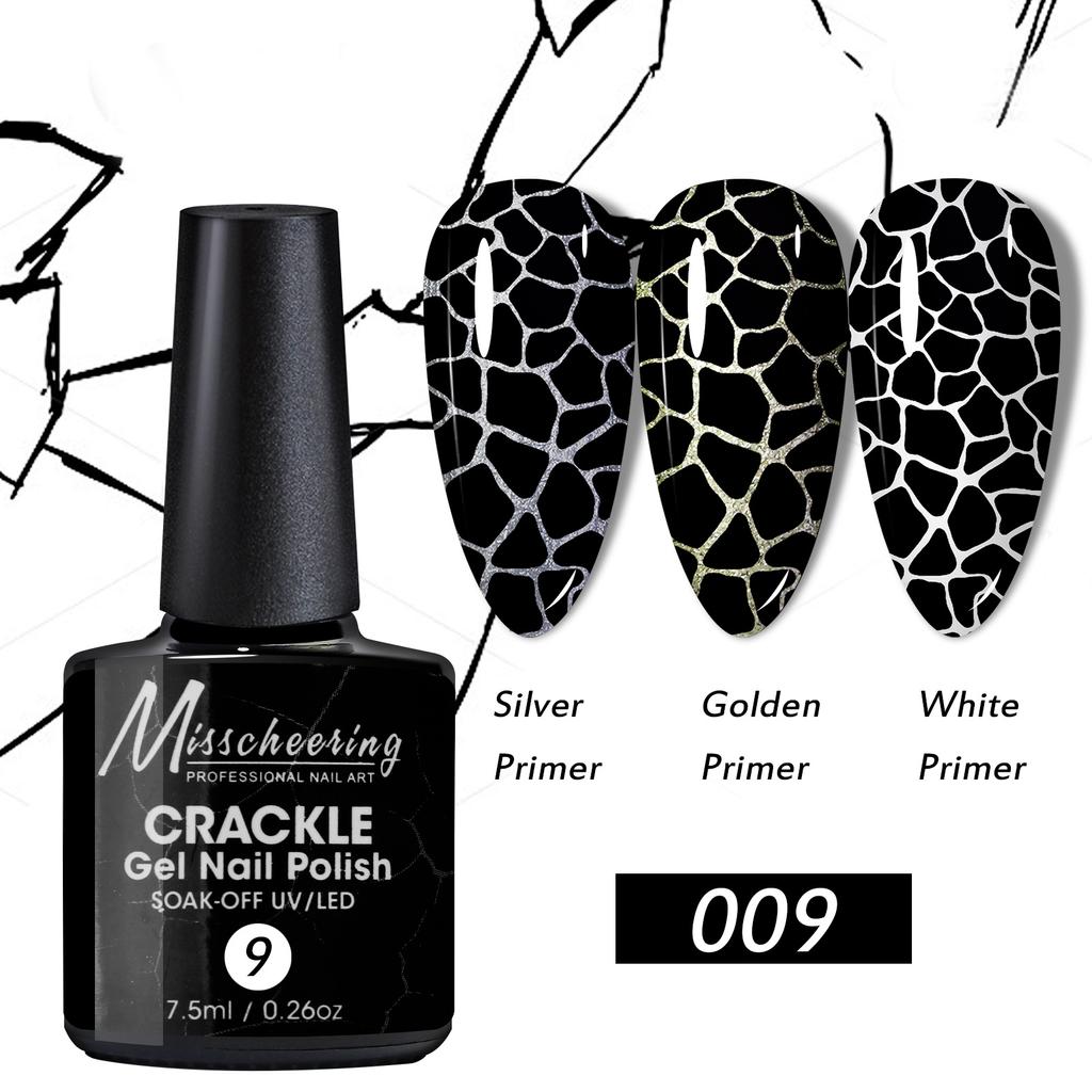 Nail Art Crack Glue Cracked Marble Pattern Burst Change Uv Nail Polish Glue Set Nail Salon