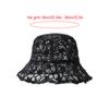 Sweet Cute Lace Hat Hollow Flower Bucket Hat Fashion Women Fisherman Hat Breathable Sunshade Sunscreen Hat