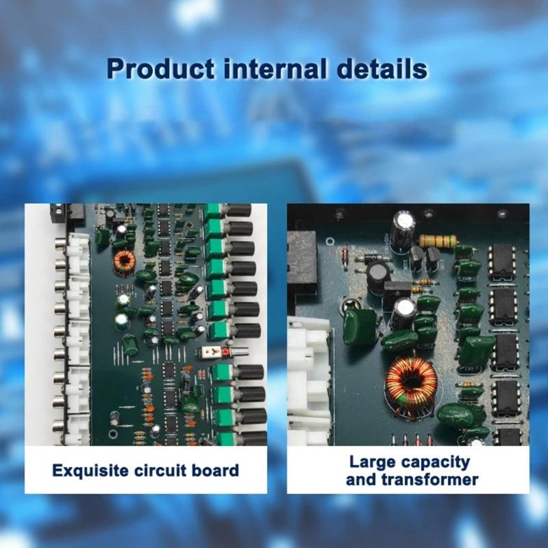 7 Band Car Stereo Equalizer Offering Customizable Sound Setting for Ultimately Listening Pleasure Enhanced Sound Quality