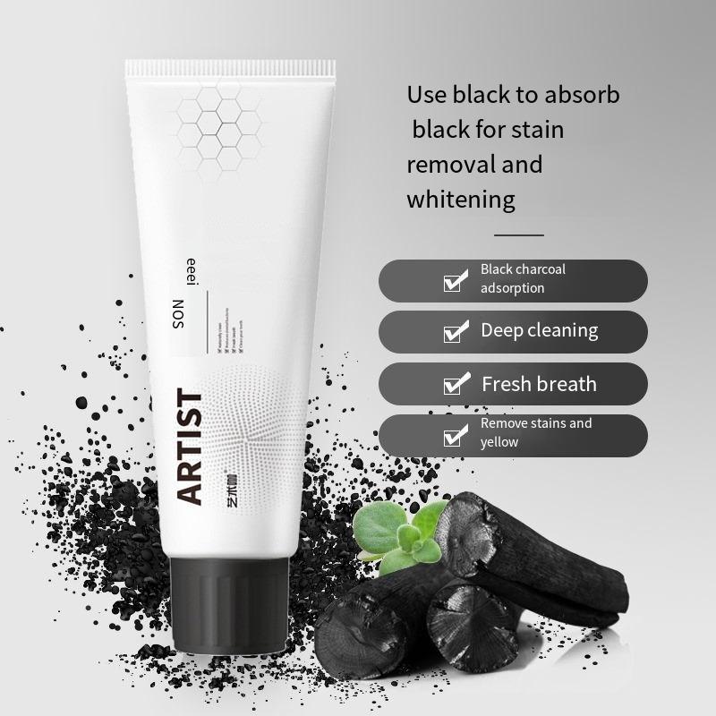 1 шт. Зубная паста Beichang с углем для удаления желтизны и пятен Зубная паста Beichang с углем для чистки межзубных промежутков