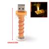 Автомобильная USB LED спиральная лампа с сенсорным диммированием 5В Ретро светодиодные лампы 1Вт Ночник Кемпинг Лампа накаливания Декоративное светодиодное освещение