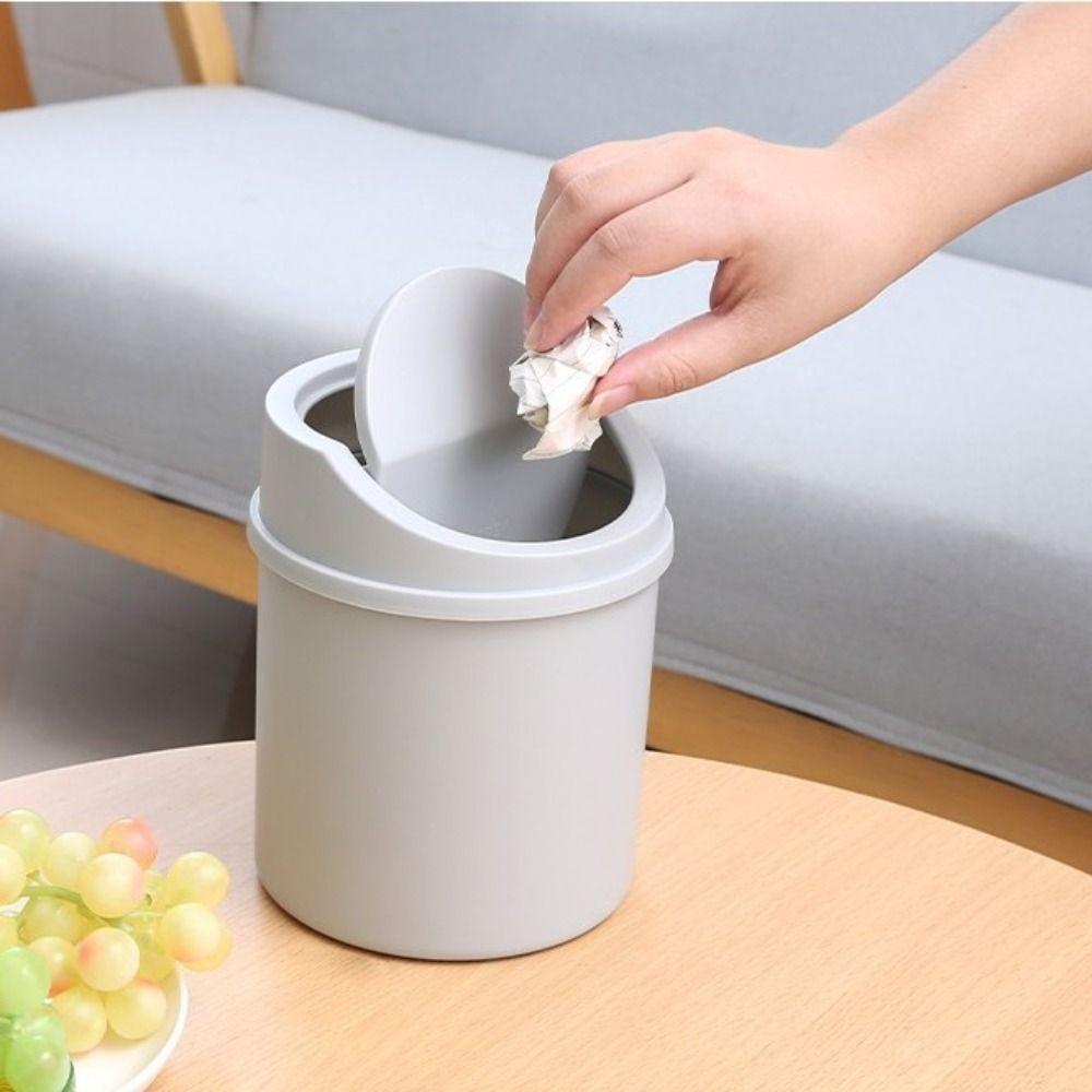 Чистый мусор с крышкой, настольный мусорный ящик, мусорное ведро, мини-корзина для рабочего стола, небольшой мусорный бак