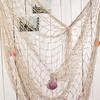 Декоративная имитация рыболовной сети из пеньковой веревки для помещений