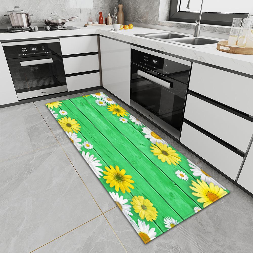Коврик для кухни, коврик для входной двери, ковер для спальни, коридора, ванной комнаты, нескользящий пол, ковер с рисунком для гостиной