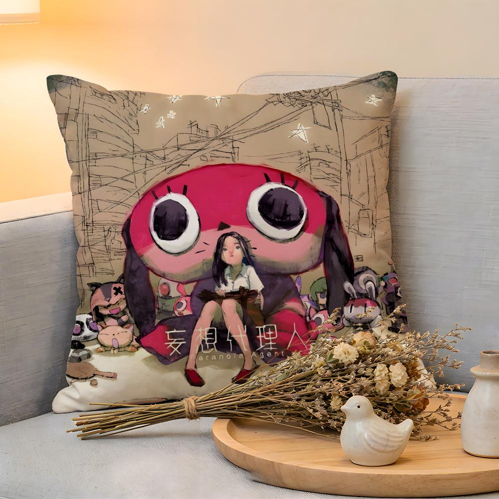 Cushion Cover Linen SkinFriendly Soft Decorative Case For Sofa Home Decor Anime PParanoia Agent Pillow cover