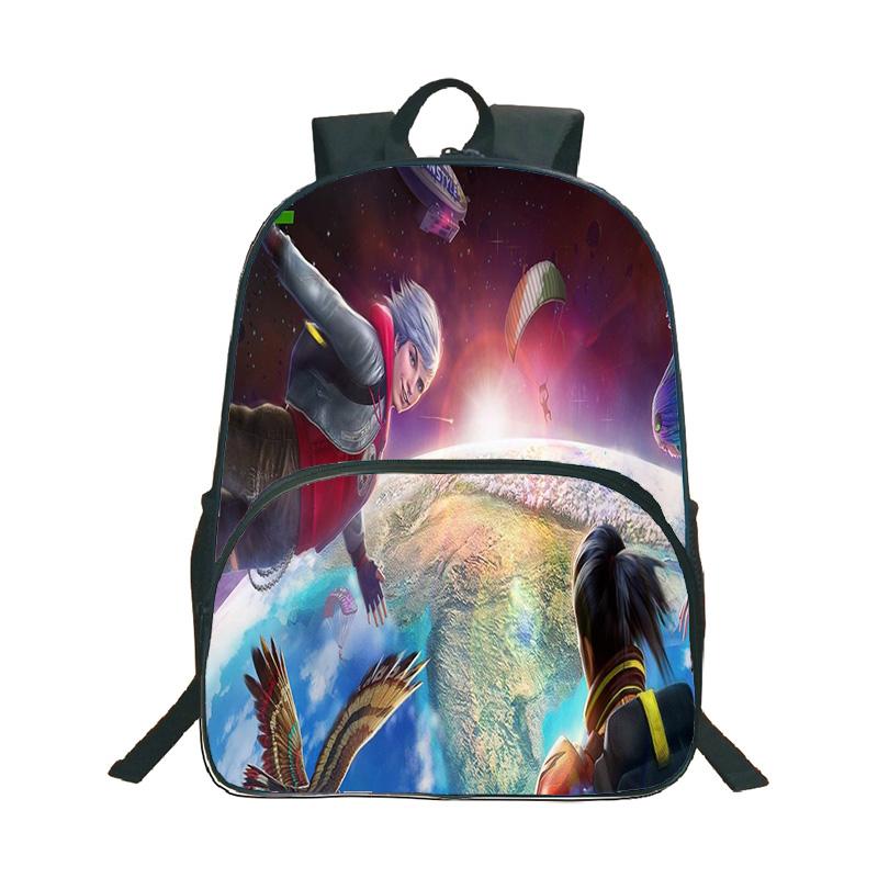 Shooting Game Free Fire 3D Print Backpack Boy Girl Casual Schoolbag Student Waterproof Knapsack Cartoon Pattern Backpacks