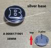 1pcs 38/57mm Car Front Hood Emblem Badge Bonnet For BRABUS W204 W205 W207 W206 W177 W212 W213 W221 W246 GLA GLC CLA Accessories