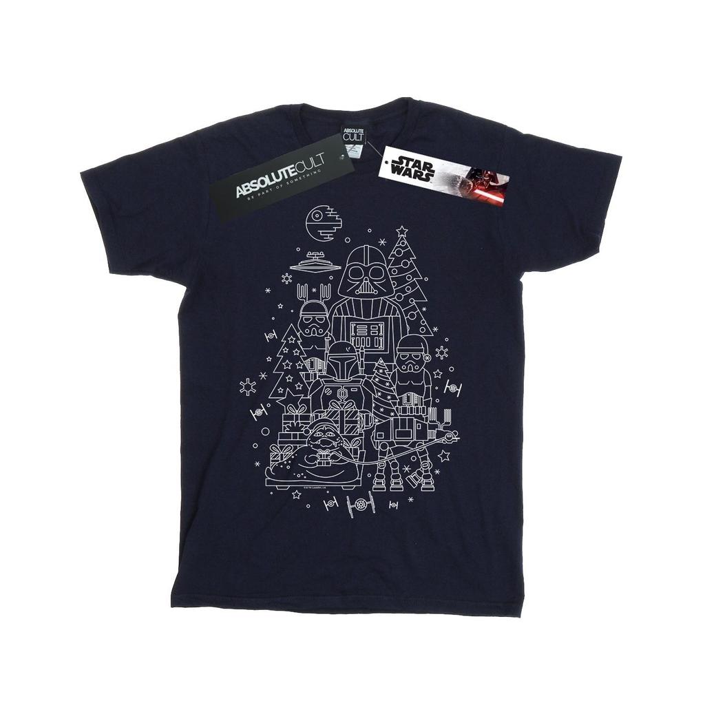 Star Wars Mens Empire Christmas T-Shirt