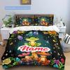 Three Frogs Duvet Cover Soft Bedding Set For Bedroomdorm Personalized Name Threepiece Set 1 Duvet Cover And 2 Pillowcases Perfect Gift For All Seasons