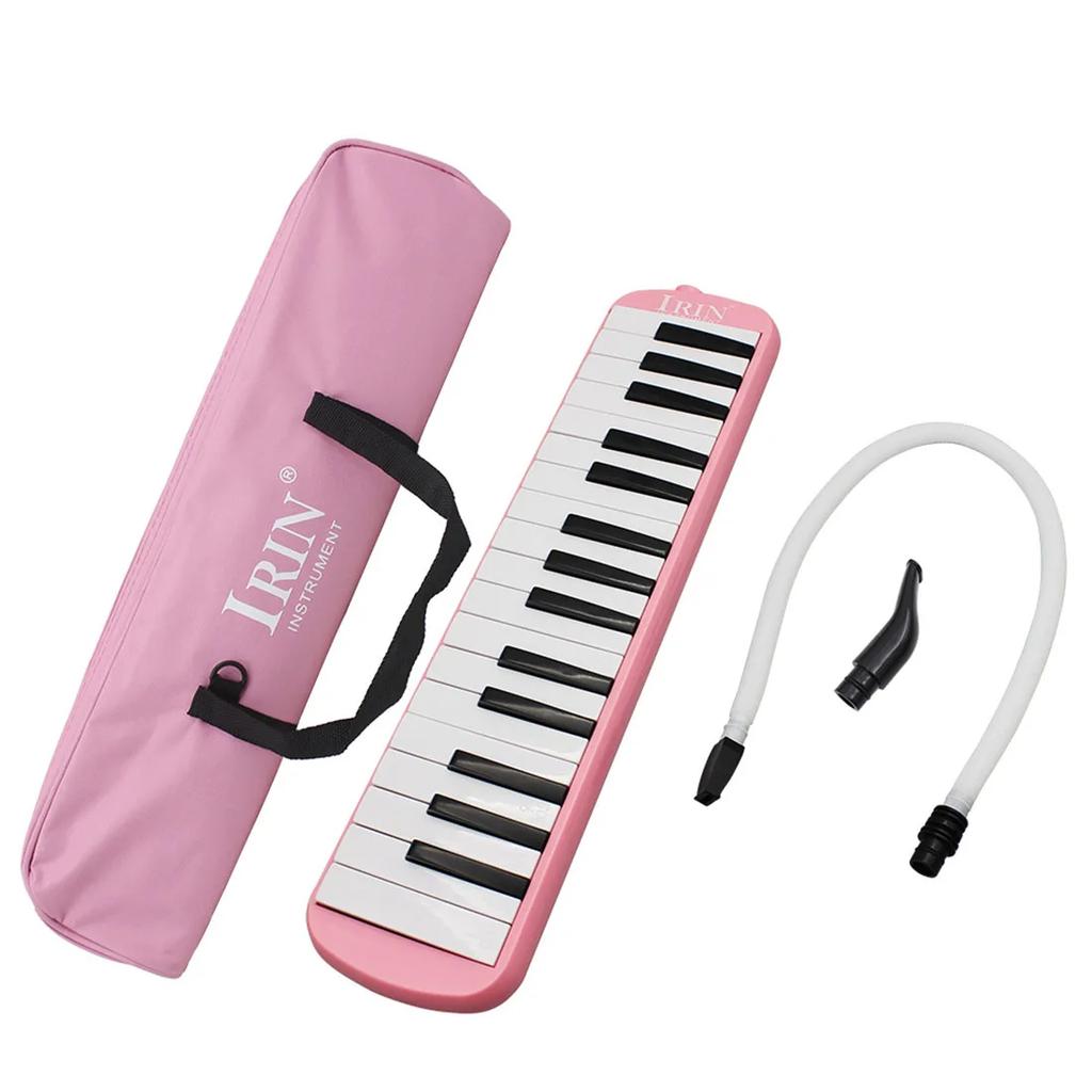IRIN Portable 32 Keys Piano Melodica Set with Carrying Bag Professional Durable Melodic Playing Keyboard Musical Instruments