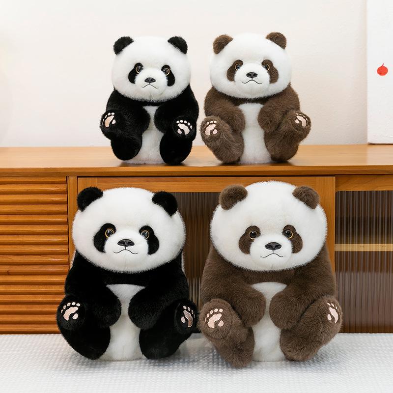 Chubby Panda Plush Toy National Treasure Red Panda Doll Grab Machine Doll Doll Children's Birthday Gift