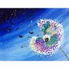 Diamond Painting Full Drill Dandelion with Tools 5d Diy Diamond Embroidery Painting