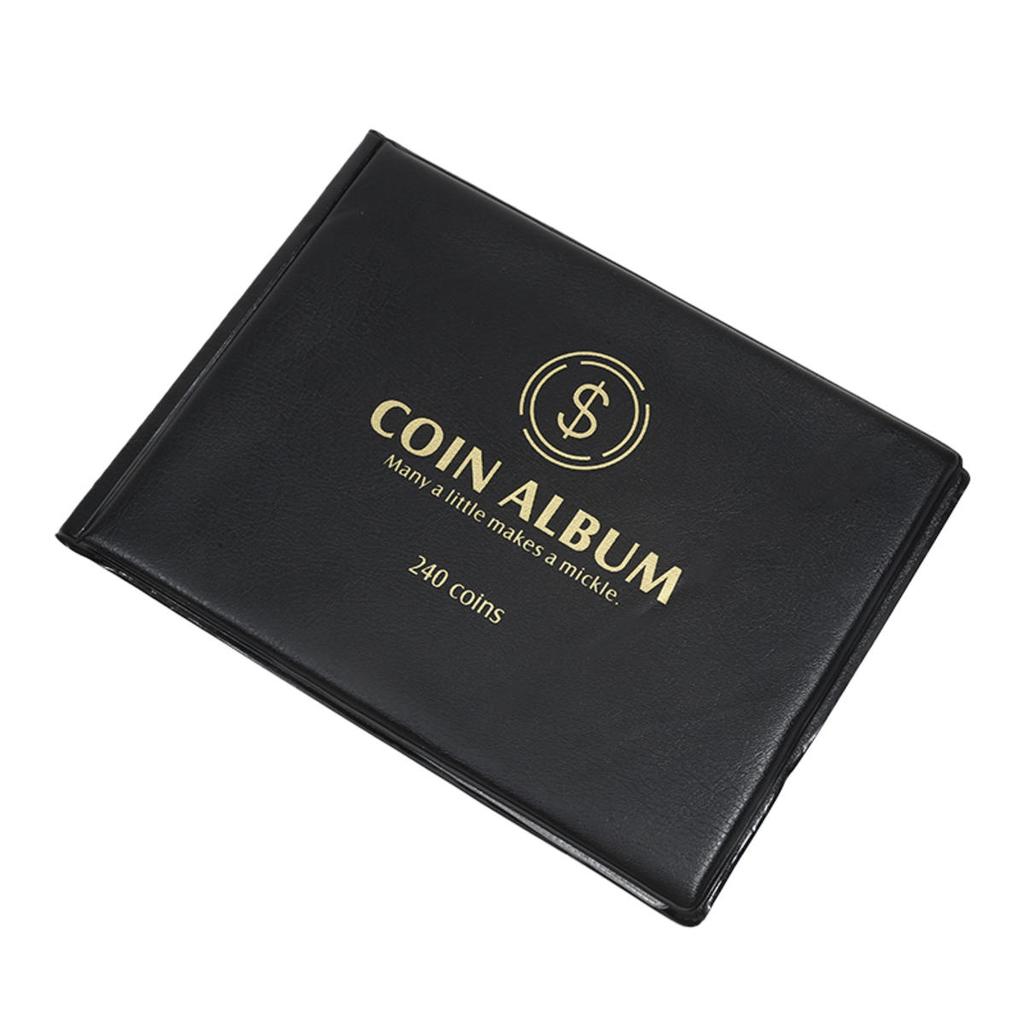 Pockets Album for Coins Collection Book Home Decoration Photo Album Coin Album Holders Collection Book Scrapbook