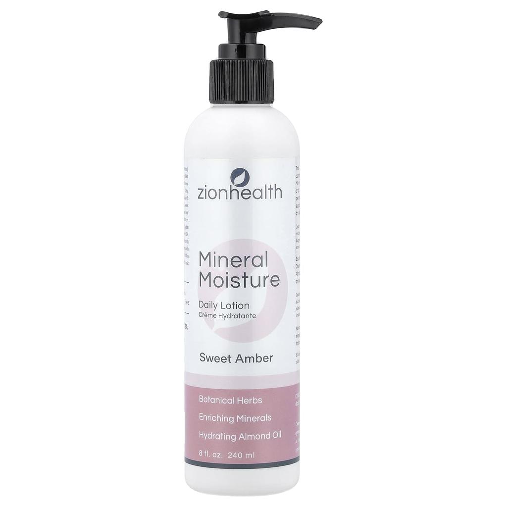Минеральный увлажняющий лосьон для ежедневного применения, Сладкая амбра, 240 мл(8 жидких унций)