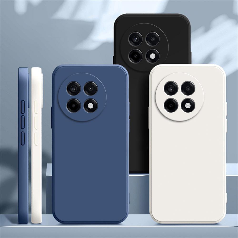 Высококачественный чехол для телефона OnePlus Ace 5 Ace5 Pro Ultra Racing 5Pro 5G, квадратный, из жидкого силикона, с внутренней флокированной мягкой задней крышкой