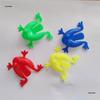 90s Nostalgia: Small Bouncing Plastic Frog Toy - Classic Retro Jumping Frog for Children